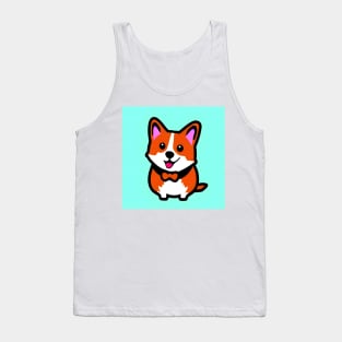 Cute Dog Puppy Art 3 (Corgi puppy) Tank Top